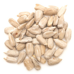 Image showing peeled sunflower seeds