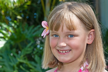 Image showing tropical girl