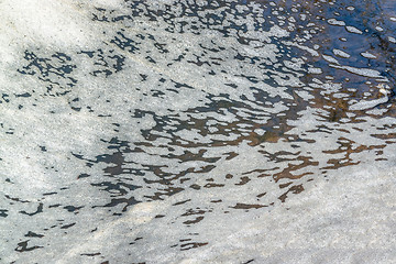 Image showing foamy water surface