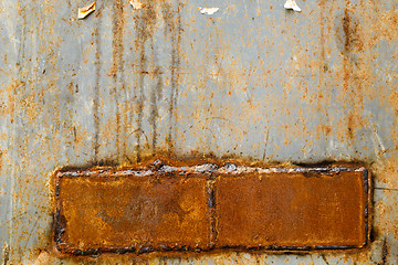 Image showing Rust metal texture background