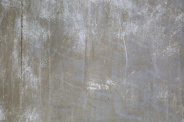 Image showing Old gray cracked paint on metal background