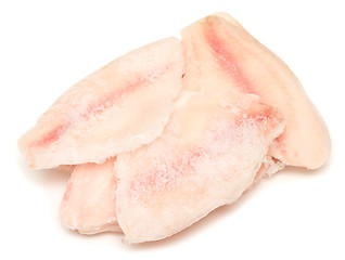 Image showing frozen fish fillet
