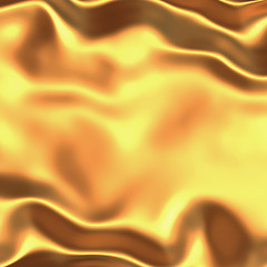 Image showing gold satin