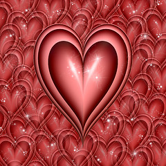 Image showing twinkling heart