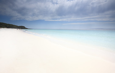 Image showing Idyllic Jervis Bay on a hot summer day