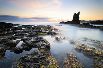 Image showing Pillars of Earth Cathedral Rock, Kiama