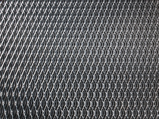 Image showing Galvanised steel grid