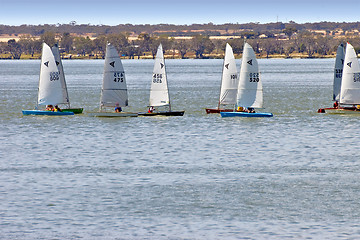 Image showing sailing on lake bonney