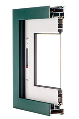 Image showing Aluminium window sample