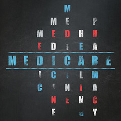 Image showing Health concept: Medicare in Crossword Puzzle