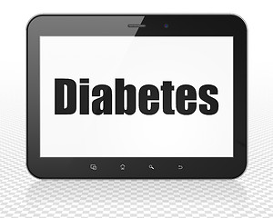 Image showing Healthcare concept: Tablet Pc Computer with Diabetes on display