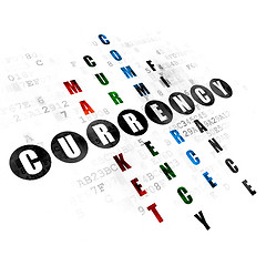 Image showing Money concept: Currency in Crossword Puzzle