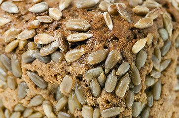 Image showing bread with seeds  