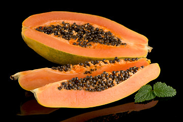 Image showing Fresh and tasty papaya