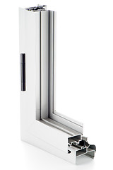 Image showing Aluminium window sample