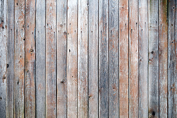 Image showing old wooden wall