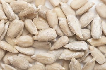 Image showing peeled sunflower seeds
