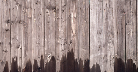 Image showing old wooden wall