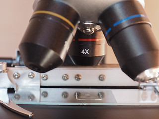 Image showing Light microscope detail