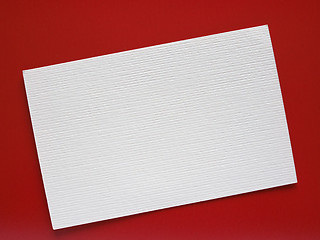 Image showing Blank paper tag label