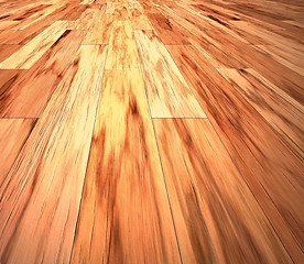 Image showing mahogany floor
