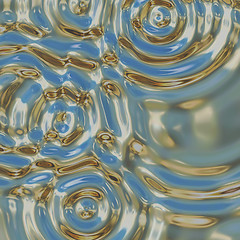 Image showing chrome ripples