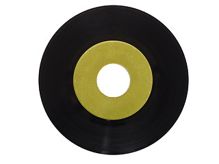 Image showing Vinyl record 45 rpm