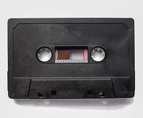 Image showing Black tape cassette