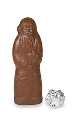 Image showing Chocolate Santa