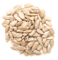 Image showing peeled sunflower seeds