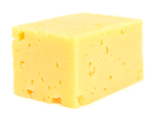 Image showing cheese cube on white