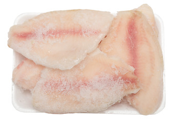 Image showing frozen fish fillet