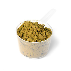 Image showing hemp protein powder