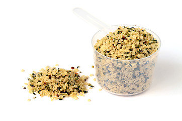 Image showing shelled hemp seeds