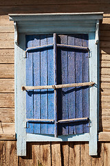 Image showing Old wooden window