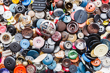 Image showing group of colorful buttons 