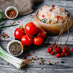 Image showing Natural homemade pickles