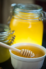 Image showing Honey with walnut