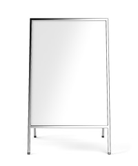 Image showing Advertising stand with silver frame 