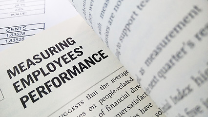 Image showing Measuring employee performance