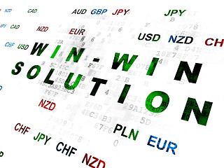 Image showing Business concept: Win-win Solution on Digital background