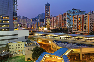 Image showing kwun tong night