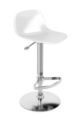 Image showing White bar stool