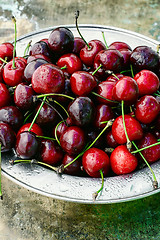 Image showing Harvest rustic cherry