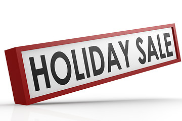 Image showing Sale banner on holiday