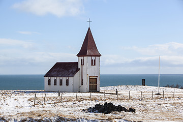 Image showing Church of Hellnar at the peninsula Snaefellsness, Iceland