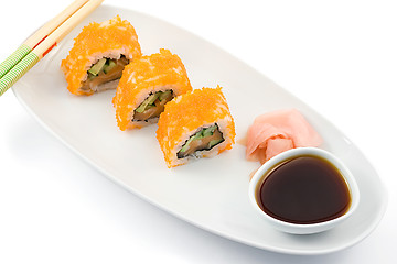 Image showing sushi rolls