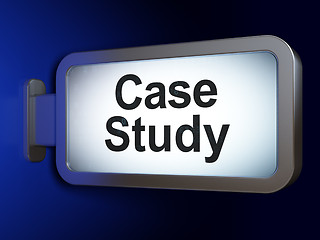 Image showing Education concept: Case Study on billboard background