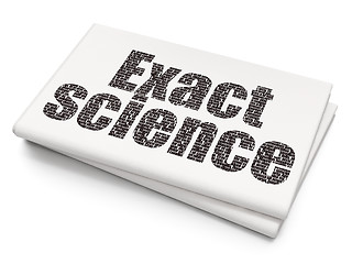 Image showing Science concept: Exact Science on Blank Newspaper background
