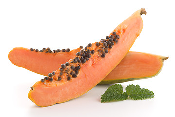 Image showing Fresh and tasty papaya